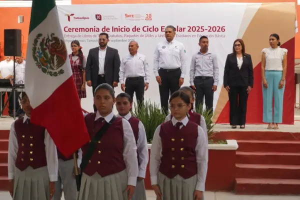 SSPT da el banderazo de salida al ciclo escolar 2025 2026 en Miguel Alemán con respaldo educativo
