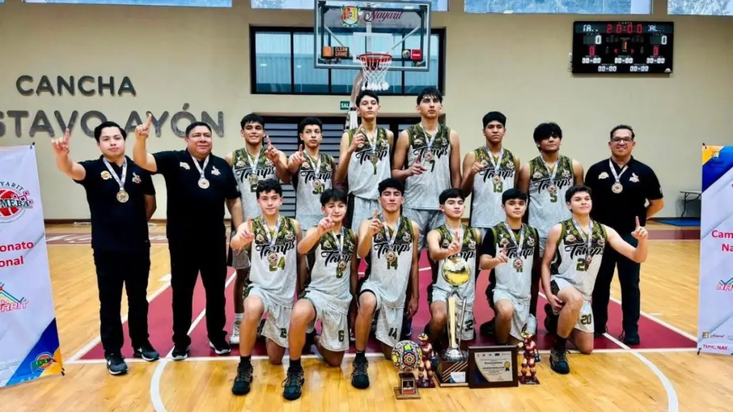 Es Tamaulipas campeón nacional en básquetbol Sub-15