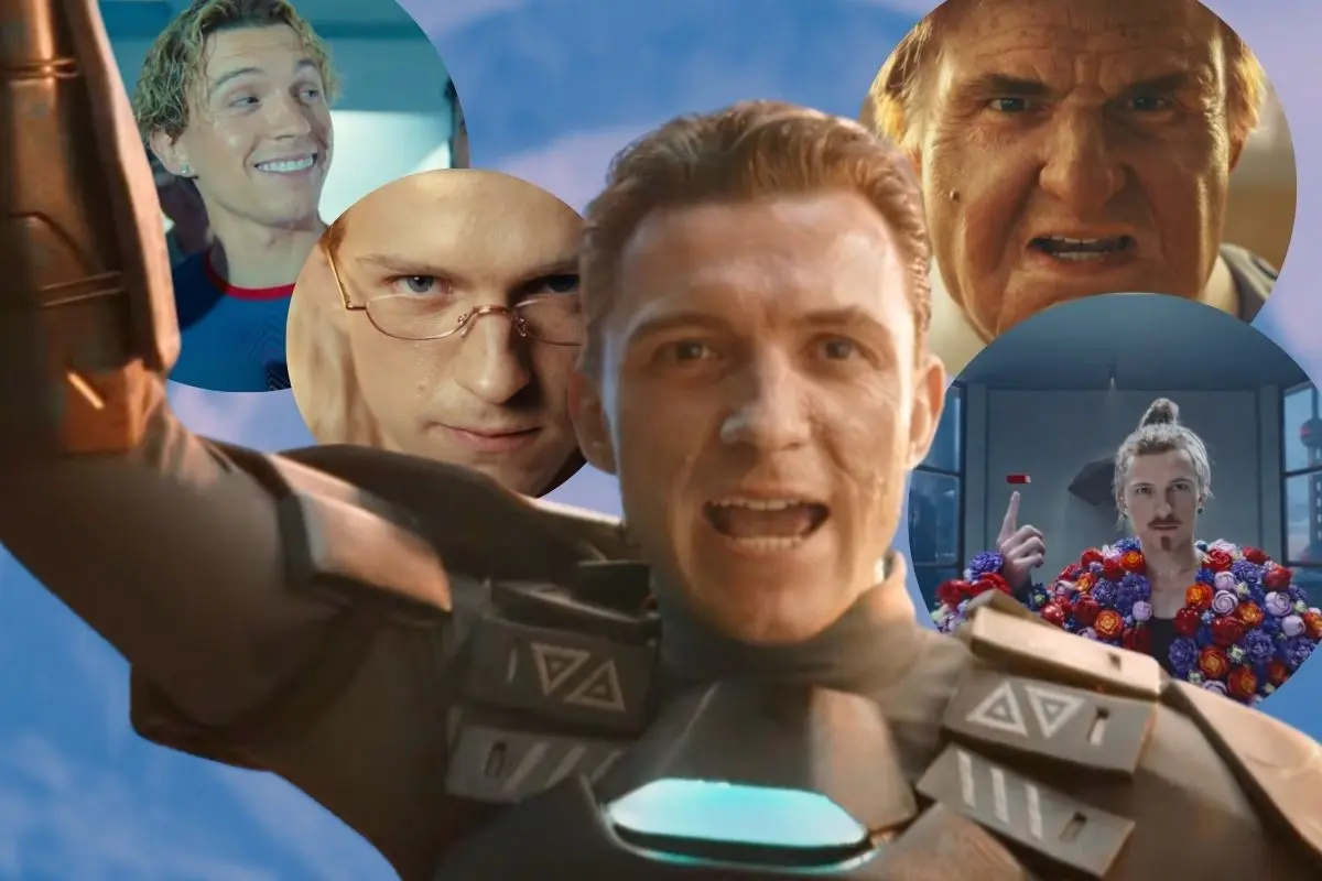 Tom Holland y sus hermanos participaron en la campaña publicitaria. FOTO: CANVA/YouTube: IGN