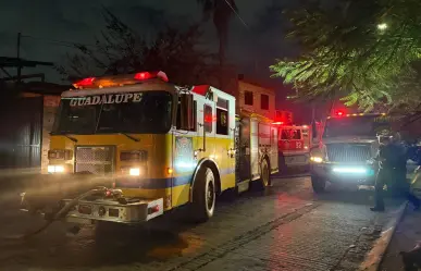 Fuego consume taller en Guadalupe