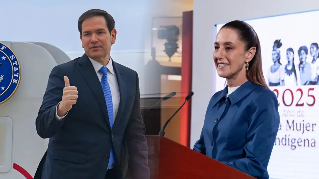 Claudia Sheinbaum y Marco Rubio se reunirán mañana para hablar de seguridad y cooperación