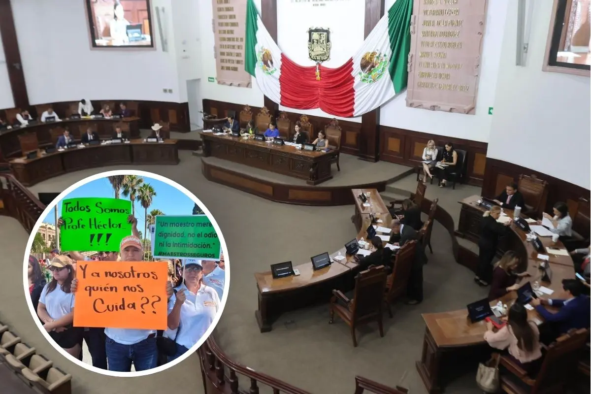 SEDU se pronuncia con acciones tras agresión a docente en Saltillo / Fotos: Marco Juárez | Congreso del Estado de Coahuila | Canva