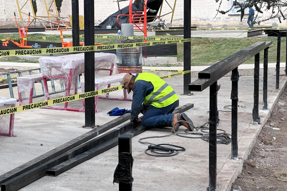 Trabajos de construcción.  Foto:  Manuel López