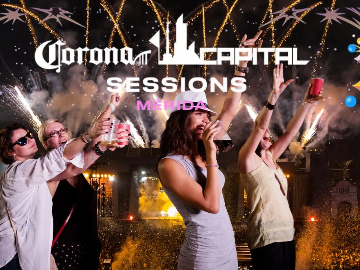 Los organizadores del Corona Capital Sessions publicaron la cartelera de artistas que se presentarán en la capital yucateca.- Fuente Corona Capital y Canva