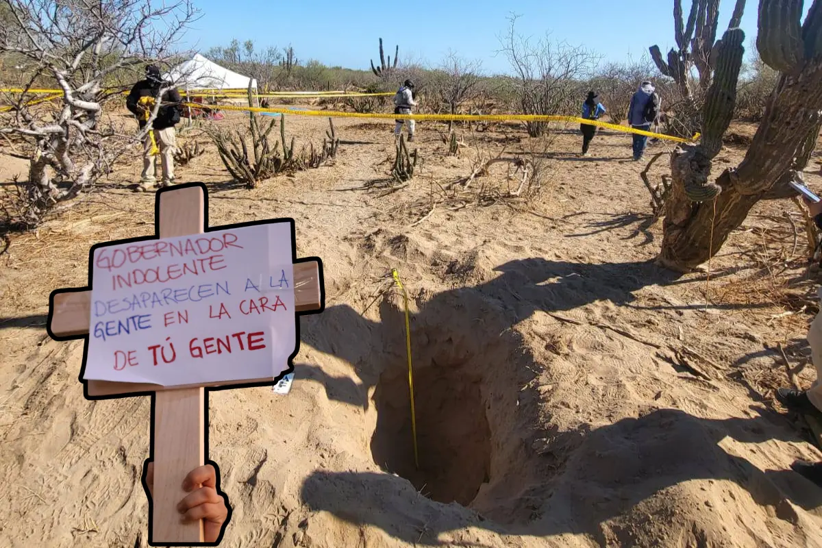 Más fosas clandestinas encontradas ayer en San Juan de la Costa. Fotos: Facebook de Búsqueda X La Paz.