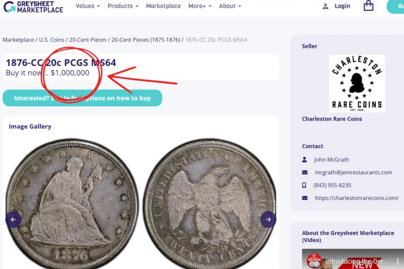 Una moneda de 20 centavos acuñada en 1876 puede alcanzar un asombroso valor de 15 millones de pesos en la actualidad. Foto: Canva