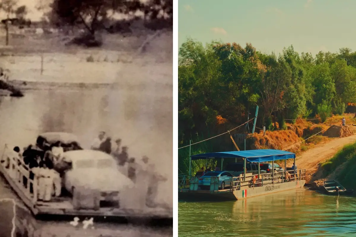 75 años y El Chalán sigue operando, su cruce en el Río Bravo une a Tamaulipas con Texas | Foto: Perla Herrera