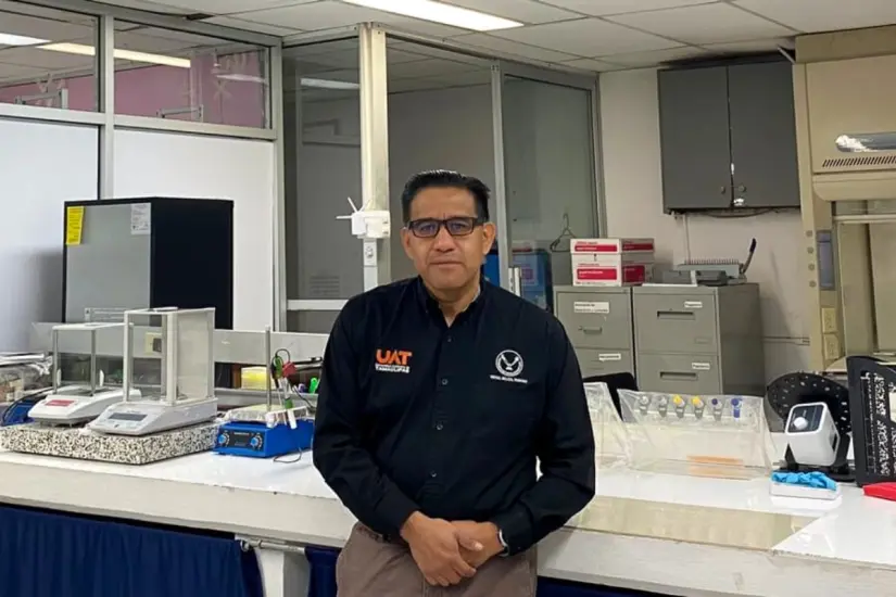 Juan Miguel Jiménez Andrade, profesor investigador de la Unidad Académica Multidisciplinaria Reynosa Aztlán. Foto: Ramón Sánchez