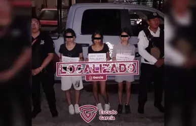 Policía de García localiza con vida a tres jóvenes desaparecidas