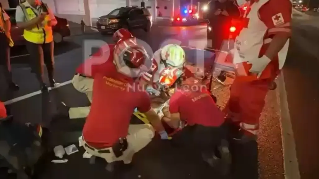 Hombre en estado de ebriedad es arrollado en avenida Gonzalitos