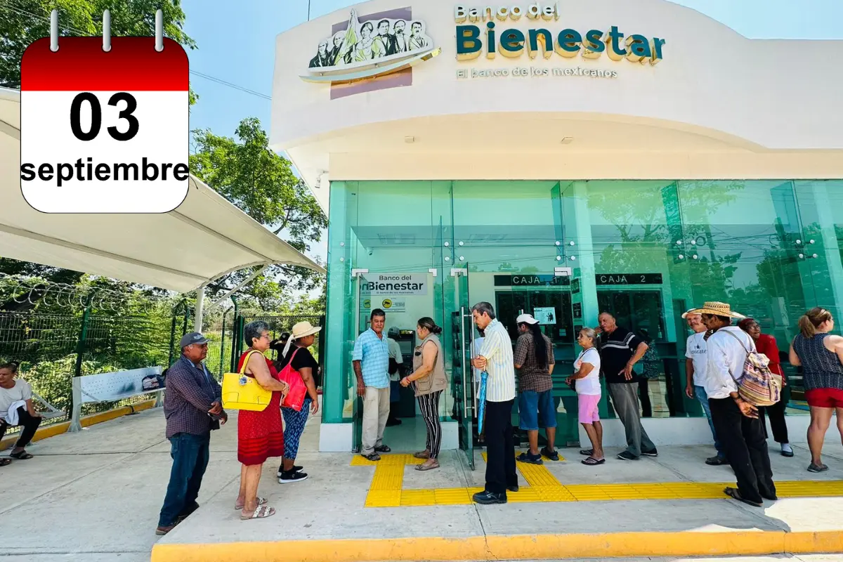 La Pensión Bienestar se paga a través del Banco del Bienestar. Foto: Secretaría de Bienestar | calendario.website | Canva