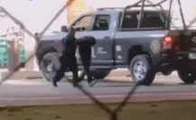 VIDEO | Policía detiene a sujeto tras intento de robo con violencia en Escobedo