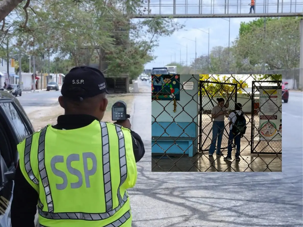 La Secretaría de Seguridad Pública (SSP) reforzó sus acciones preventivas y de vigilancia para garantizar un regreso a clases seguro en Mérida y municipios del interior del Estado.- Fuente SSP y archivo POSTA