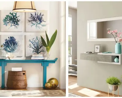 ¡Remodela tu casa! Sigue estas 5 recomendaciones para tener un recibidor sofisticado y chic