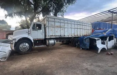 Cateo en Tecámac deja 5 camiones robados y autopartes aseguradas, valuadas en más de 5 mdp