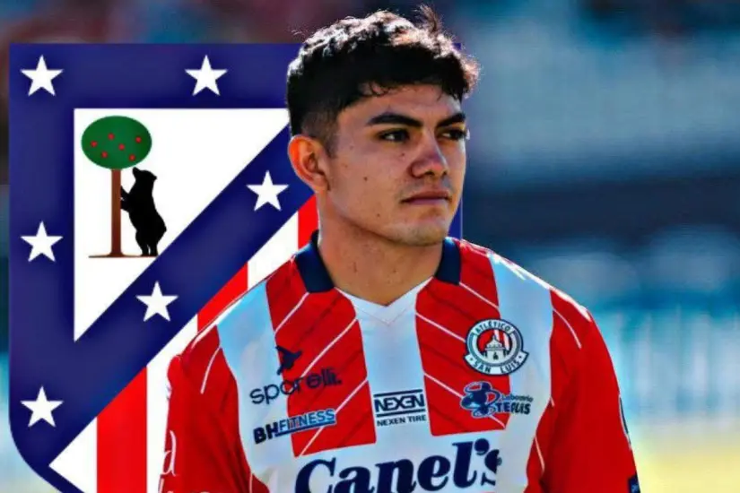 Luis Ronaldo Nájera formará parte del Atlético de Madrid B luego de jugar con el Atlético de San Luis en México. Foto: Axel Hassel