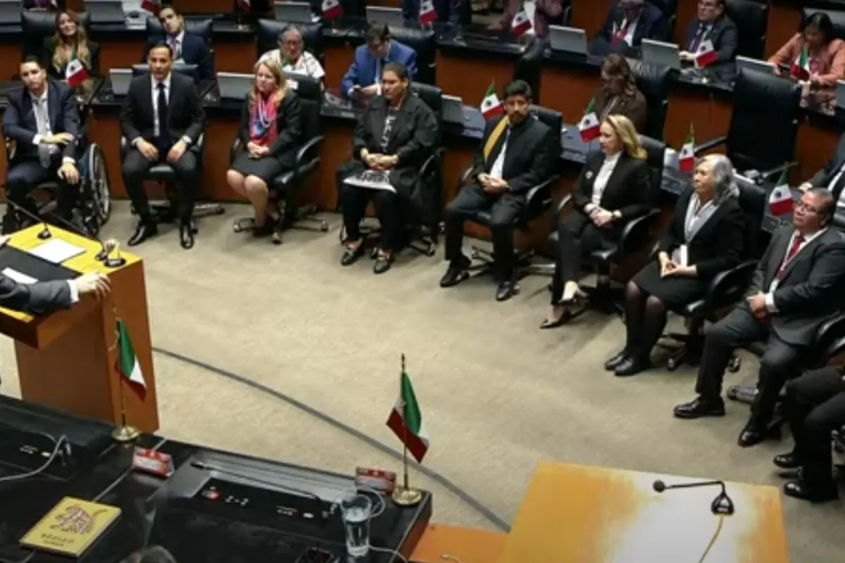 Sesión del Senado de la República Foto: Senado de México