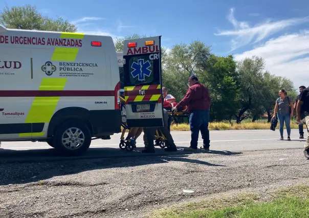 4 trabajadores de COMAPA quedan atrapados en alcantarilla sobre carretera Victoria-Padilla