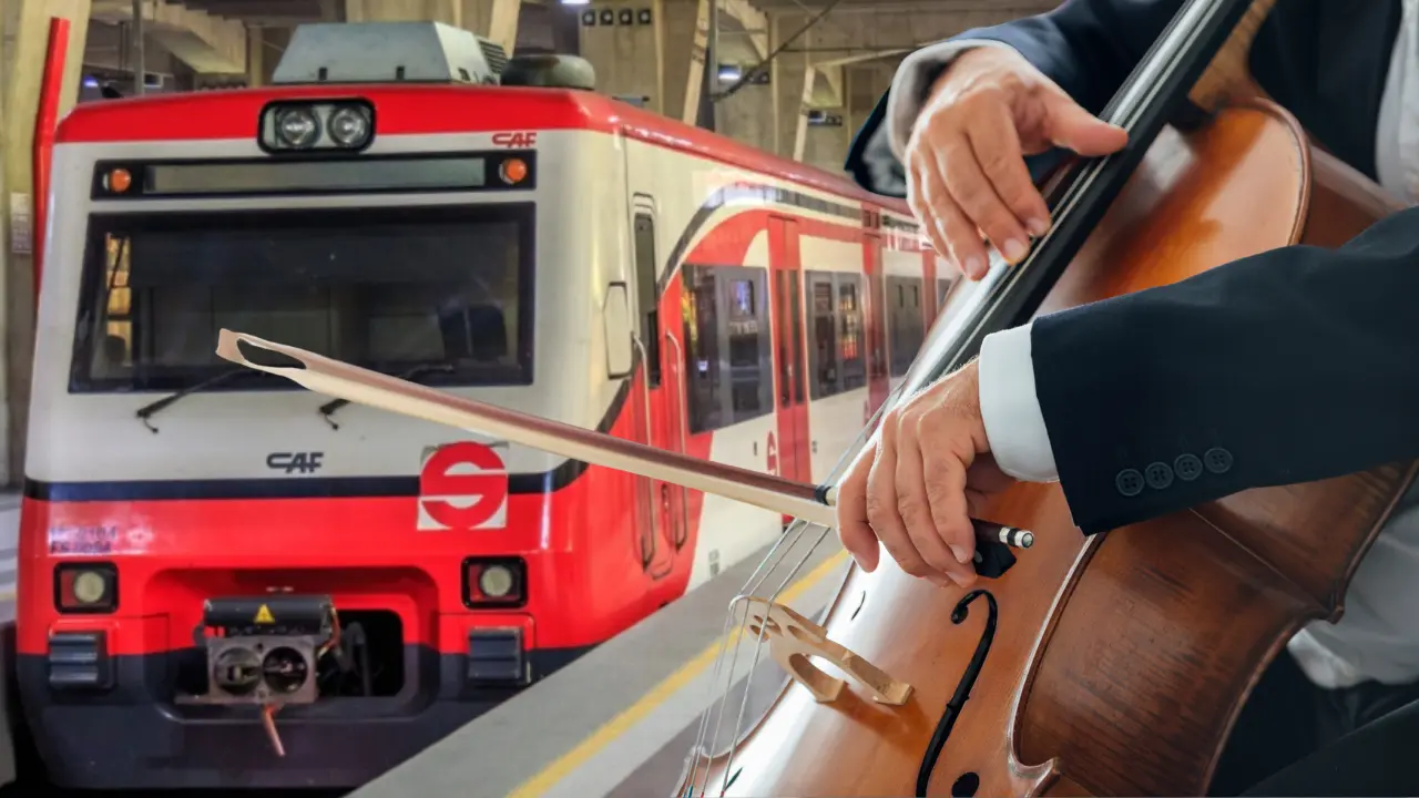 Actividades culturales en el Tren Suburbano. Foto: X/ @Suburbanos (Canva)