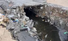 Socavón en Saltillo: Calle Ignacio López Rayón, peligrosa para peatones y tránsito