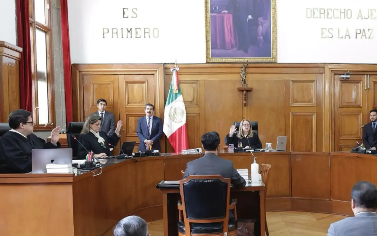 Pleno de la SCJN. Foto: X (@SCJN)