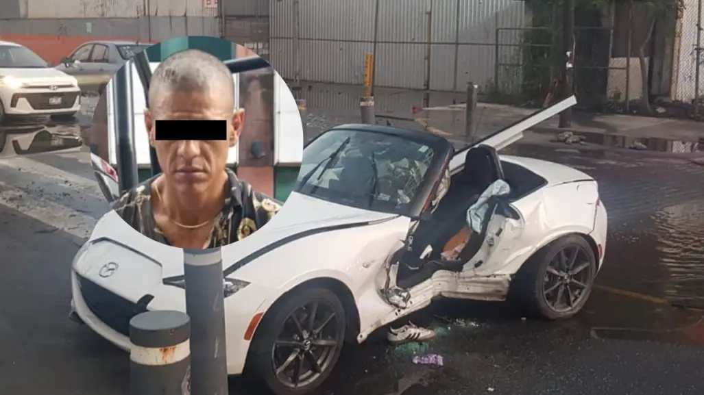 Conductor es detenido luego de accidente vial con vehículo robado