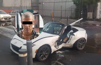 Conductor es detenido luego de accidente vial con vehículo robado