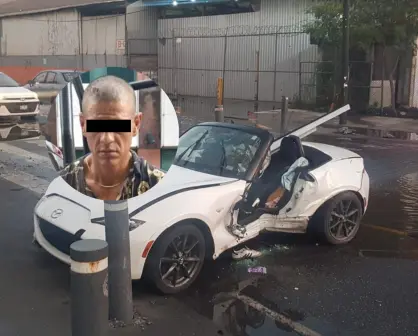Conductor es detenido luego de accidente vial con vehículo robado