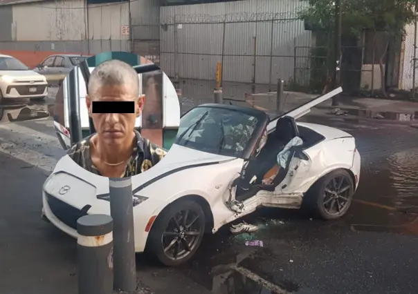 Conductor es detenido luego de accidente vial con vehículo robado
