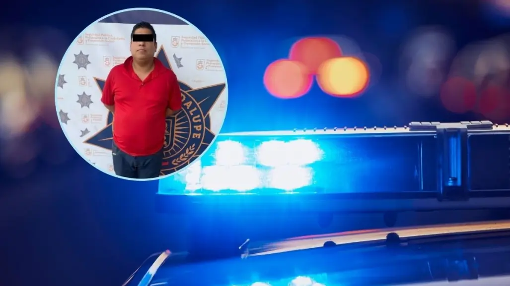 Detienen en Guadalupe a hombre acusado de agredir sexualmente a una menor
