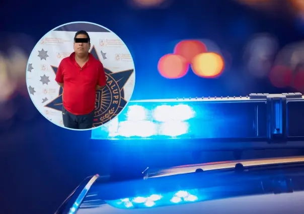 Detienen en Guadalupe a hombre acusado de agredir sexualmente a una menor