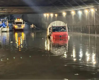 Lluvias colapsan de nuevo el puente de Churubusco en la alcaldía Venustiano Carranza de CDMX