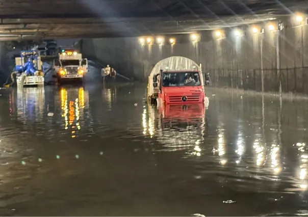 Lluvias colapsan de nuevo el puente de Churubusco en la alcaldía Venustiano Carranza de CDMX