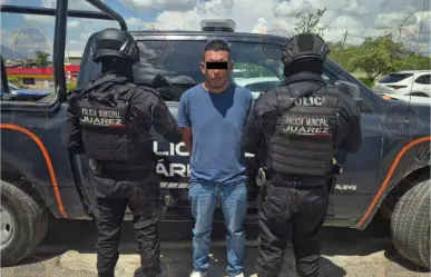 Detienen a hombre con droga en el municipio de Juárez