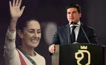 Samuel García celebra visita de Claudia Sheinbaum a Nuevo León para su primer informe estatal