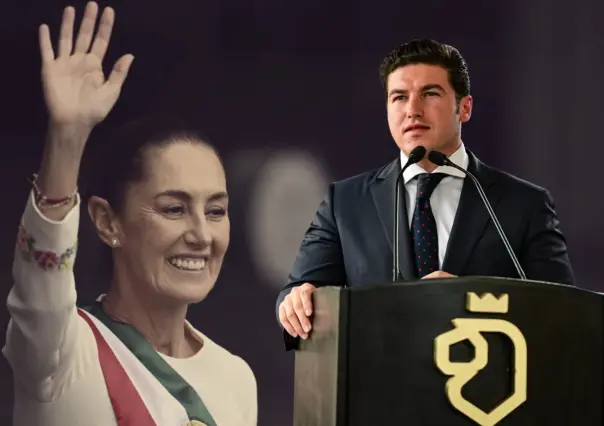 Samuel García celebra visita de Claudia Sheinbaum a Nuevo León para su primer informe estatal
