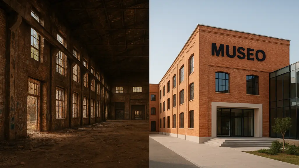 Reapropiación de espacios industriales de CDMX: fábricas viejas convertidas en centros culturales