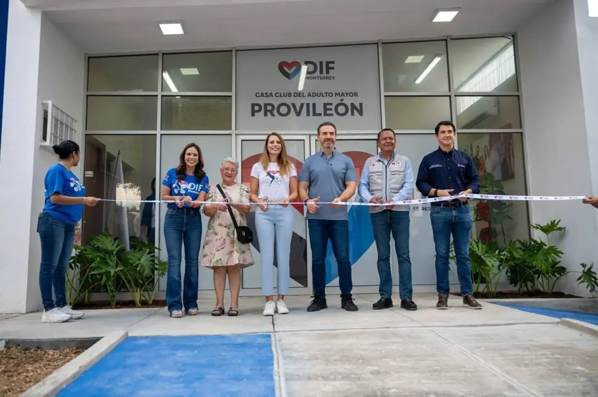 El Gobierno de Monterrey reforzó su compromiso con las personas adultas mayores al inaugurar la nueva Casa Club Provileón. Foto: Gobierno de Monterrey