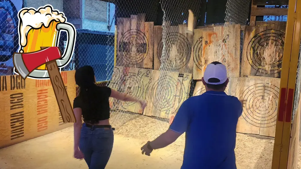 En este bar de Durango puedes ir a beber y a dejar el estrés lanzando hachas