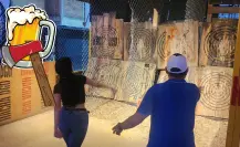 En este bar de Durango puedes ir a beber y a dejar el estrés lanzando hachas