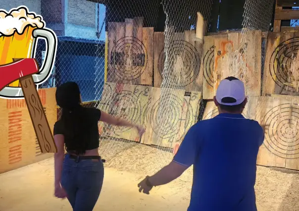 En este bar de Durango puedes ir a beber y a dejar el estrés lanzando hachas