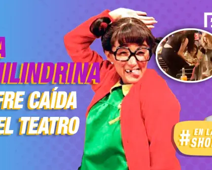 María Antonieta de las Nieves,´La Chilindrina, sufre caída en el Teatro de los Insurgentes