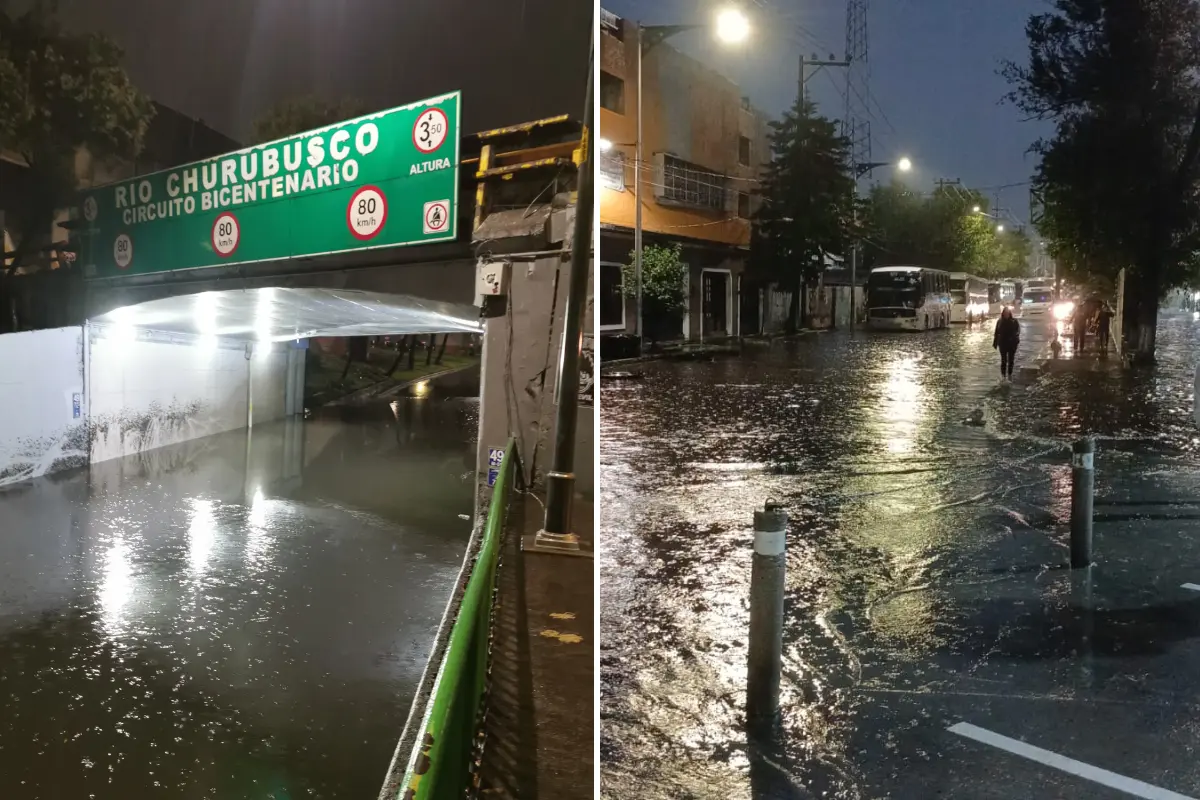 Inundaciones en CDMX. Foto: Luis Antonio Alfaro