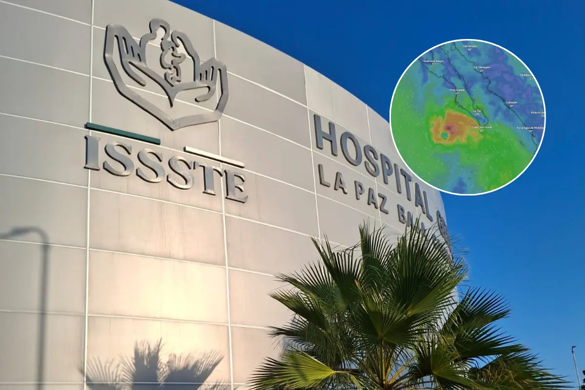 El instituto de salud informó sobre la suspennción temporal de servicios y la ocupación hospitalaria actual. Foto: Issste / Windy
