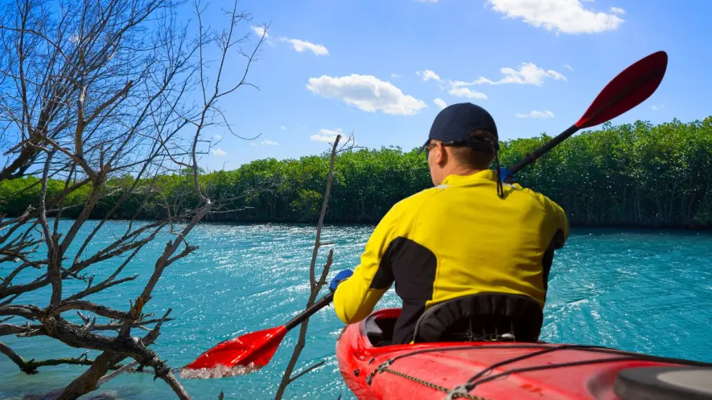 Así puedes disfrutar un paseo en kayak en la laguna Nichupté de Cancún