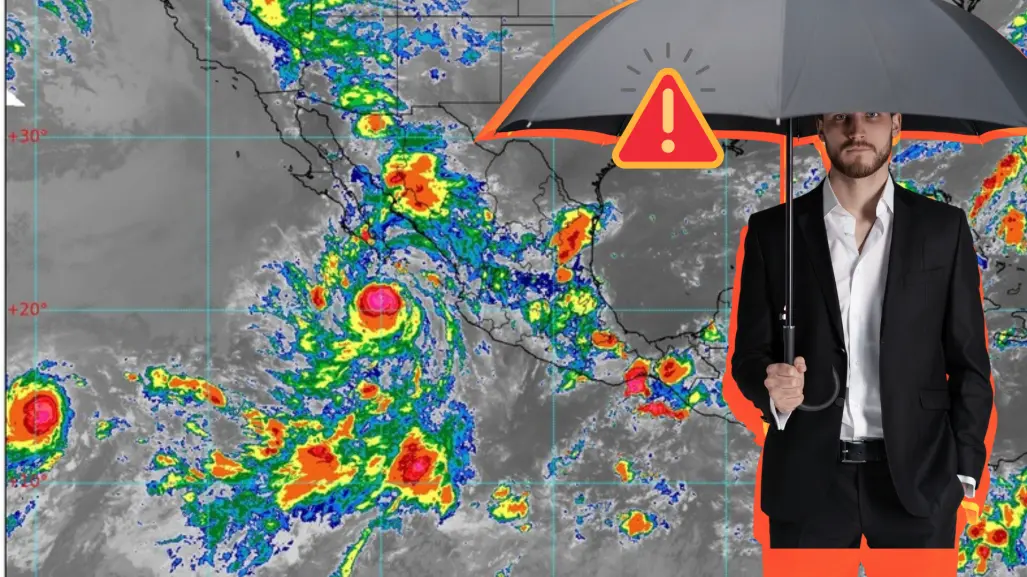 Alerta Conagua por 3 días de intensas lluvias para la ciudad de Durango