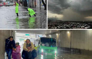 Lluvia histórica golpea la CDMX: 34 millones de metros cúbicos de agua causan estragos