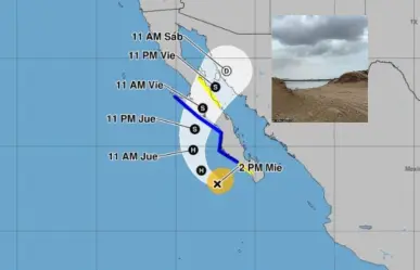 ¿Dónde se espera que toque tierra el huracán Lorena en BCS?