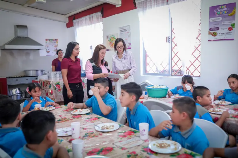 El programa Desayunos Escolares del DIF Tamaulipas llega a más de 105 mil alumnas y alumnos de Tamaulipas. Foto: Daniel Espinoza