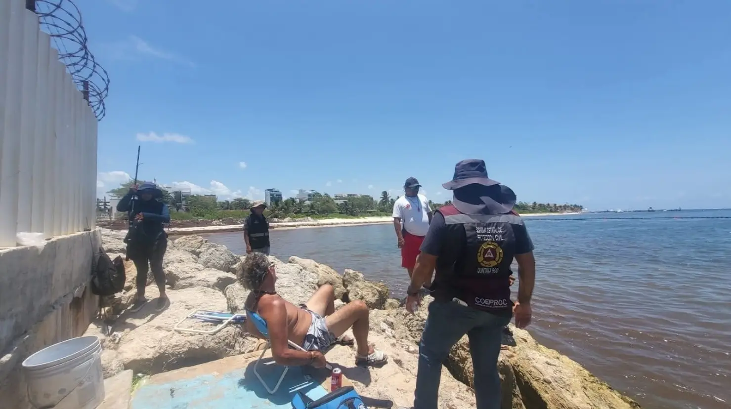 Protección Civil del Estado de Quintana Roo informó que durante el periodo vacacional se hicieron recorridos preventivos en más de 100 puntos turísticos.- Fuente Coordinación de Protección Civil